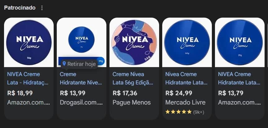 Nivea Creme pode ser comprado por menos de R$20 
