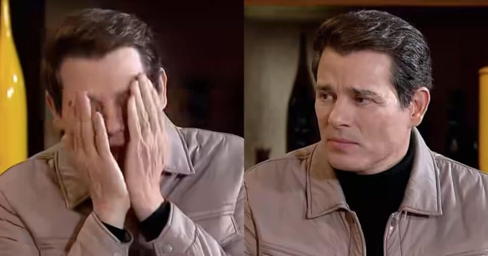 Celso Portiolli perde o chão e cai no choro com o que ouve de estrela da Globo no SBT: “Meu Deus”