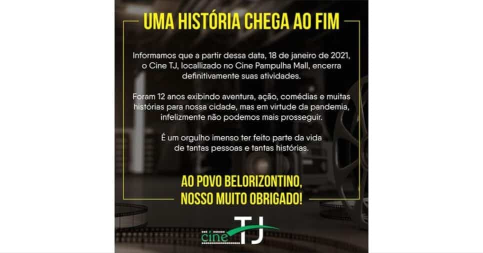 Comunicado do Cine TJ Comunicado do Cine TJ