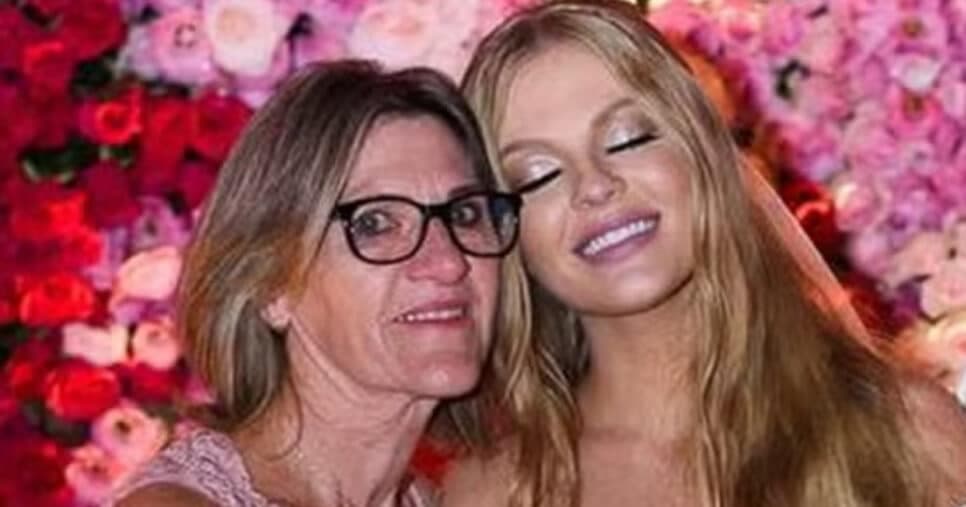 A avó de Luísa, Marli Gerloff e a famosa cantora (Foto: Reprodução) A avó de Luísa, Marli Gerloff e a famosa cantora (Foto: Reprodução)