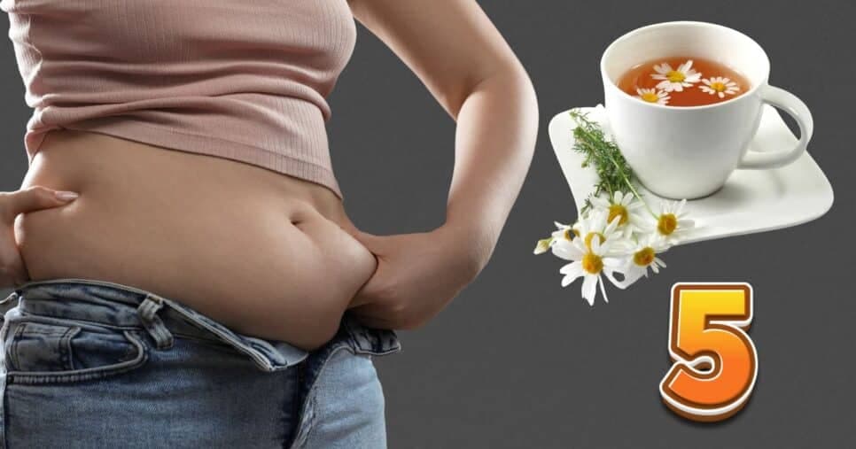 Chá milagroso com 5 ingredientes faz desinchar a barriga estufada em 2 horas