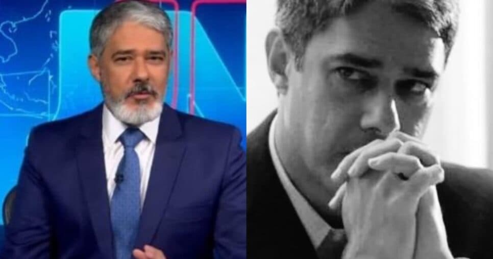 O motivo pelo qual William Bonner desabou de chorar no JN: "Extrema dor"