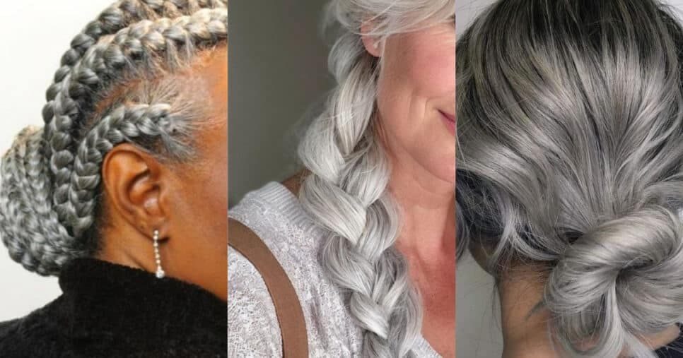 Maior tendência de 2025: Penteado esconde todo o cabelo branco sem precisar de tinta