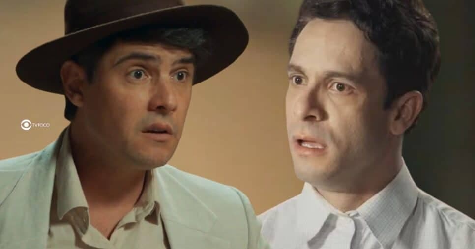 Candinho e Celso em Êta Mundo Melhor! (Foto: Reprodução / Globo / Montagem TV Foco)