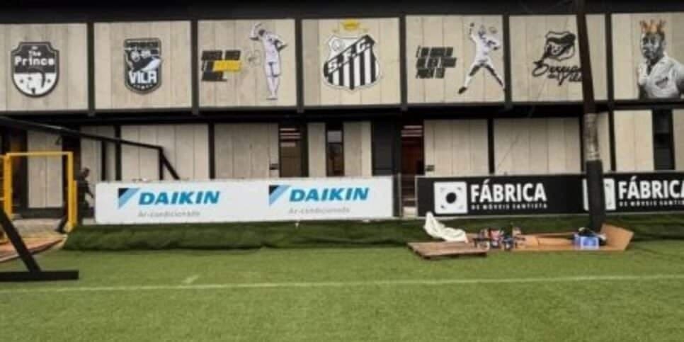Daikin fechou uma parceria com o Santos (Reprodução: Divulgação)