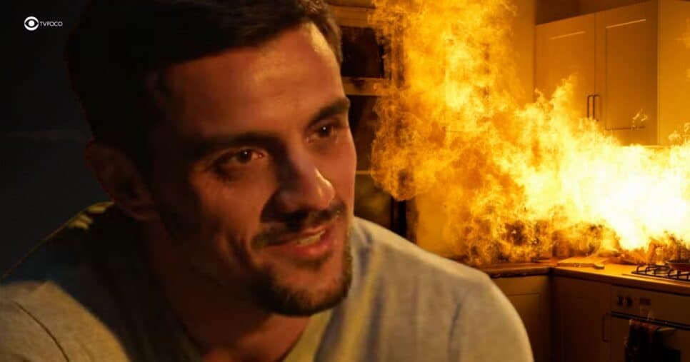 Tragédia: Danilo incorpora o diabo e provoca incêndio na casa de Abel em Dona de Mim