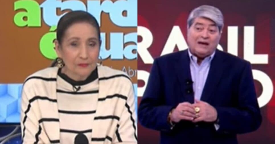 Datena faz confissão sobre o que passou com a esposa à Sonia Abrão e assume: “Muito triste”