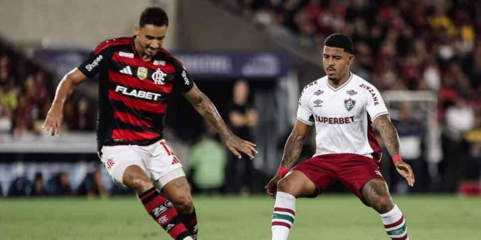 Reestreia de John Kennedy pelo Fluminense (Reprodução: Lucas Merçom)