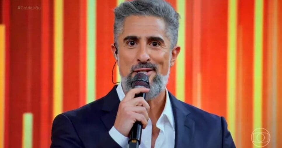 Marcos Mion se revolta na Globo e rebate críticas ao vivo durante o Caldeirão