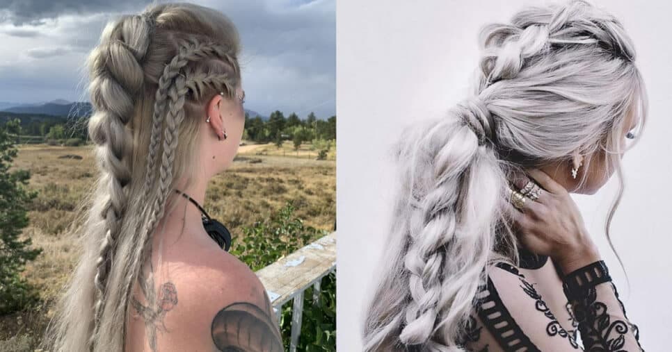 Esses penteados escondem todo o cabelo branco e são tendências para o inverno