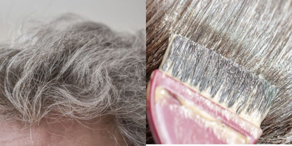 Tinta natural cobre o cabelo branco sem tinta em minutos