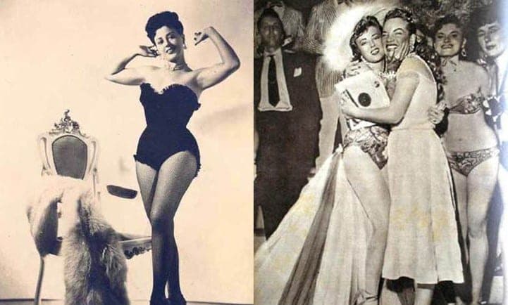 Virgínia Lane e Carmen Miranda (Foto: Reprodução / Pinterest)
