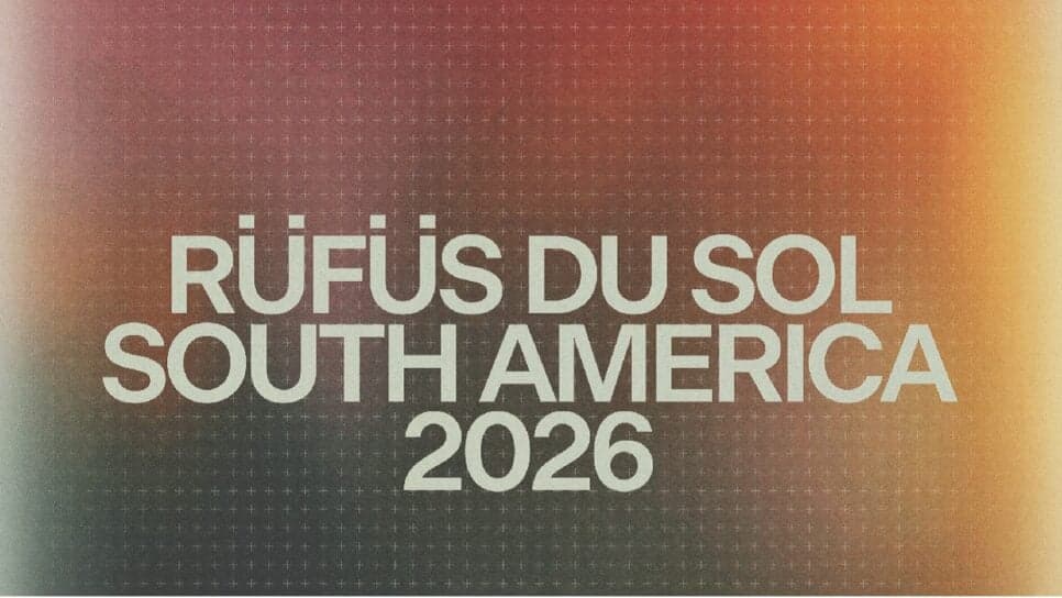 A banda eletrônica vencedora do Grammy, Rüfüs du Sol, anuncia sua maior turnê sul-americana até o momento 