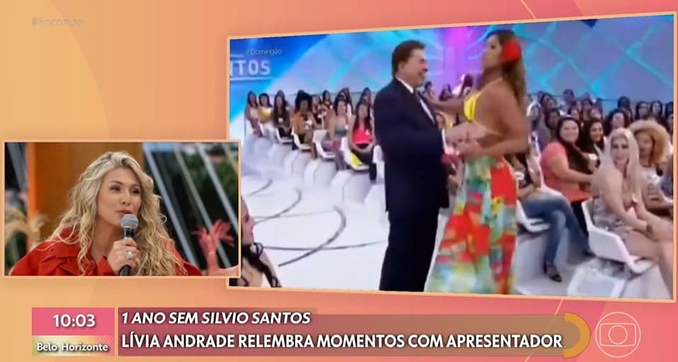 Lívia Andrade revela como se despediu de Silvio Santos - Foto: Globo Lívia Andrade revela como se despediu de Silvio Santos - Foto: Globo