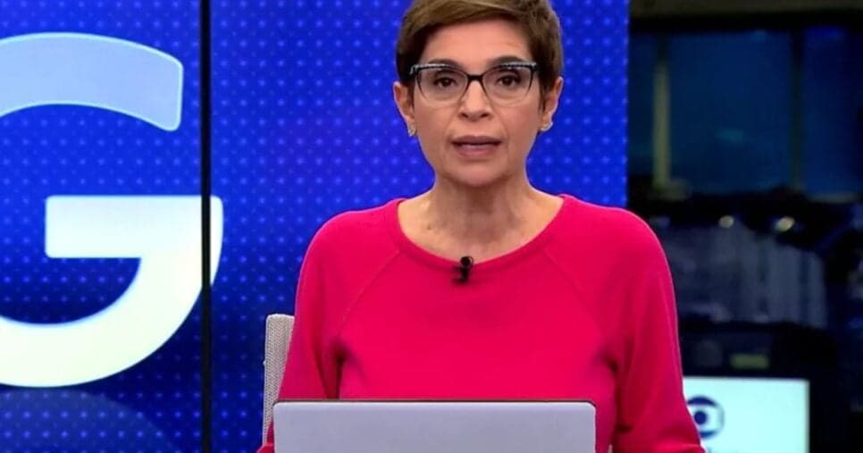 Lo Prete quebra protocolo em jornal com comunicado de última hora sobre ex-contratado da Globo