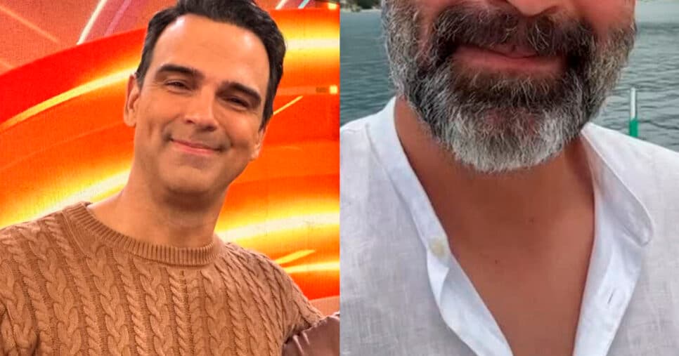 O que aconteceu? Tadeu Schmidt, do BBB, surge barbudo, com cabelos brancos e irreconhecível