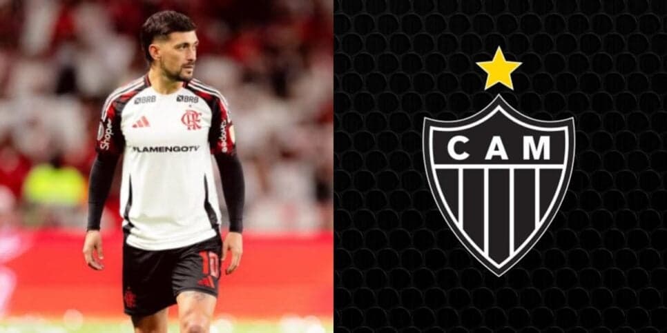 Rasteira em Arrascaeta: Atlético-MG arma chapéu no Flamengo com craque de R$9M