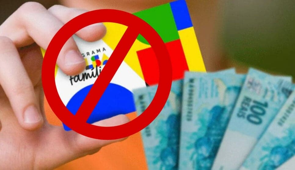 Bloqueio do Bolsa Família - Montagem