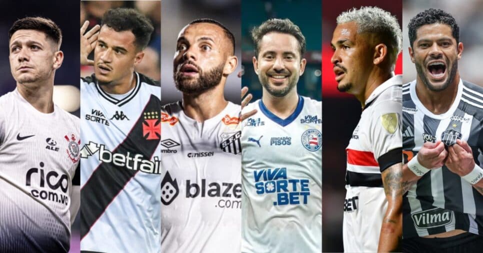 Brasileirão em chamas hoje (24): Vasco desafia Corinthians, Bahia encara Santos e São Paulo pega o Galo