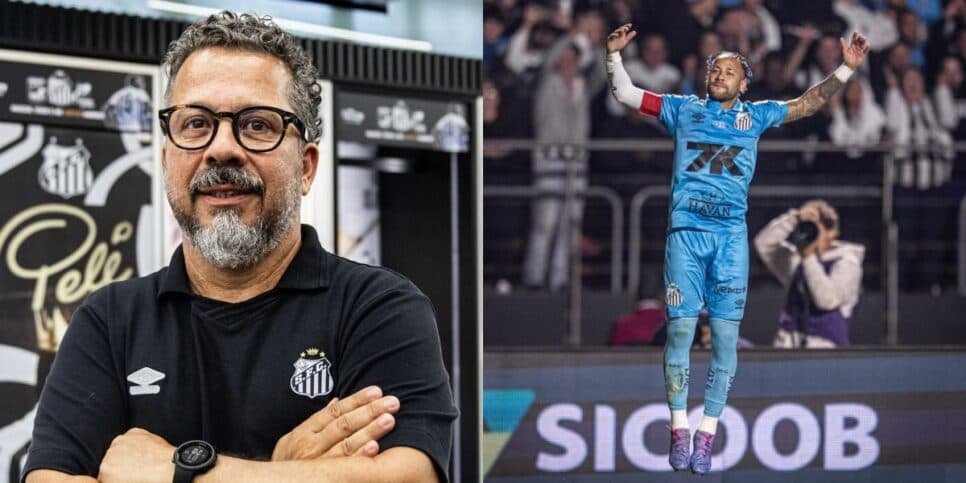 Em meio à pressão, Cléber Xavier ganha +1 reforço de peso de R$ 18M pra jogar com Neymar no Santos