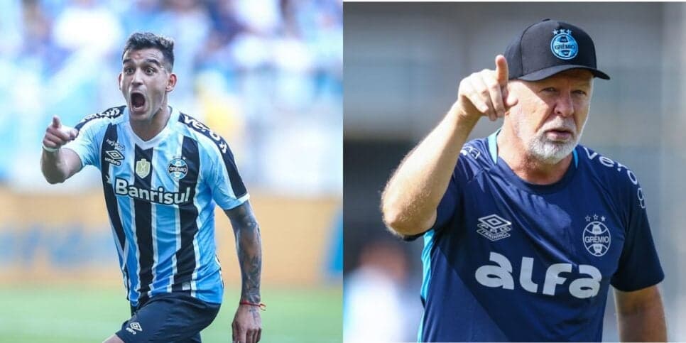 Cristaldo, craque de R$6M e mais 2: Grêmio comunica sobre saídas no elenco de Mano Menezes
