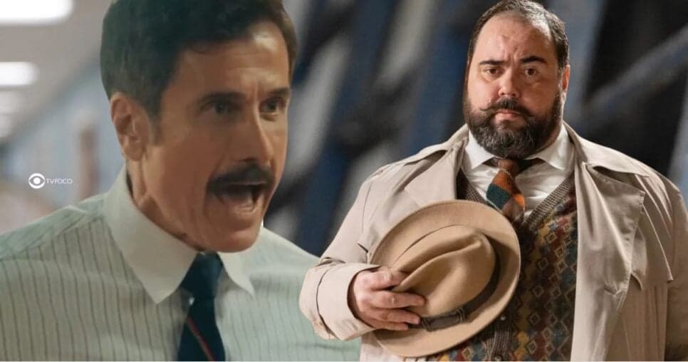 Ernesto para em hospital ao ser linchado e termina algemado ao ser flagrado por Sabiá em Êta Mundo Melhor