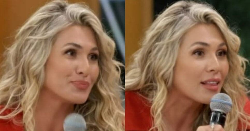 Lívia Andrade no Encontro com Patrícia Poeta, da TV Globo (Foto: Reprodução/Montagem TV Foco) Lívia Andrade no Encontro com Patrícia Poeta, da TV Globo (Foto: Reprodução/Montagem TV Foco)