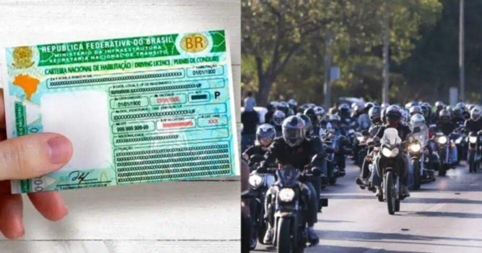 Adeus à CNH: Lei de trânsito em vigor em 2025 comunica liberação de 5 motos do uso do documento