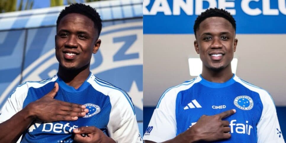 Sinisterra, atacante do Cruzeiro (Reprodução: Instagram)