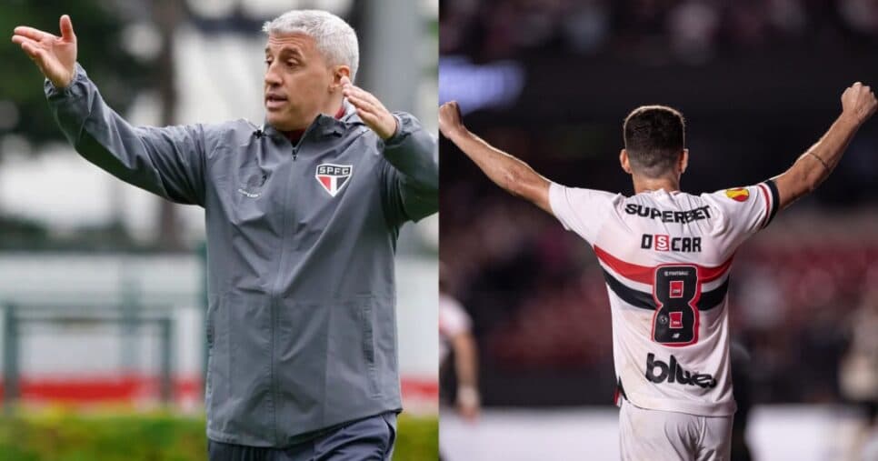 Rasteira no São Paulo: Crespo perde reforço de R$13M e comunica torcida sobre saída de Oscar