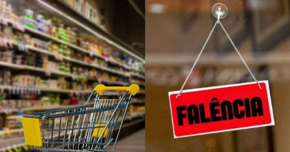 R$25M e falência decretada: Rede de Supermercado fecha 24 lojas e tem ADEUS confirmado