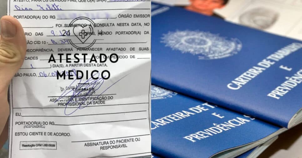 Atenção, CLTs: Lei trabalhista informa 5 obrigações para validar o atestado médico