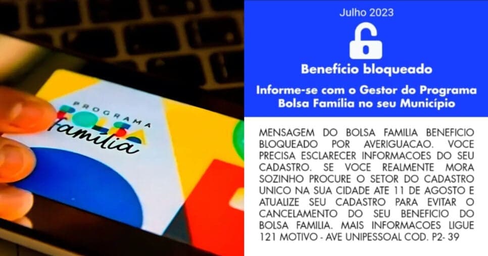 Bolsa Família BLOQUEADO: 4 situações que causam o bloqueio do benefício em 2025