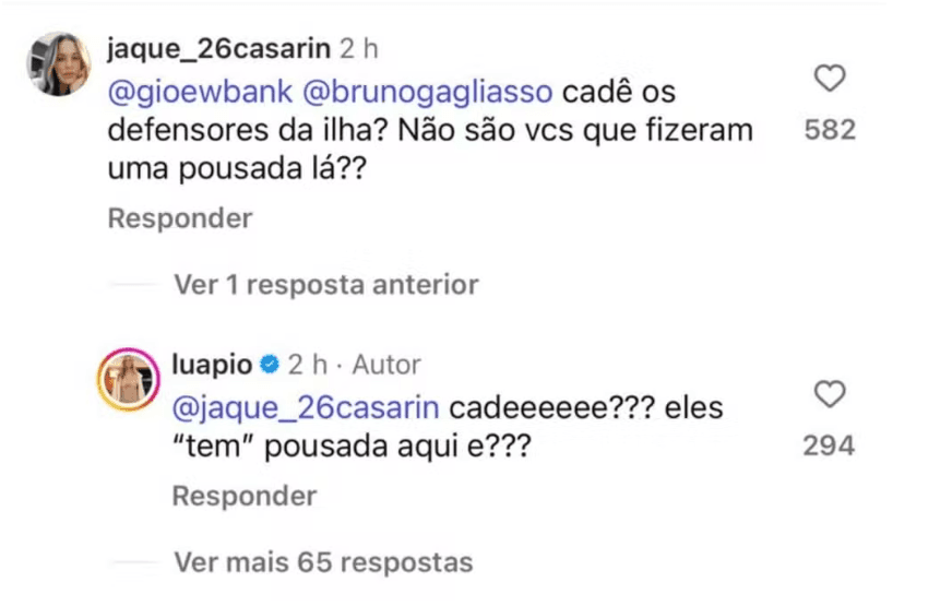 Luana Piovani relata problemas em Fernando de Noronha e alfineta Bruno Gagliasso e Giovanna Ewbank - Foto: Instagram
