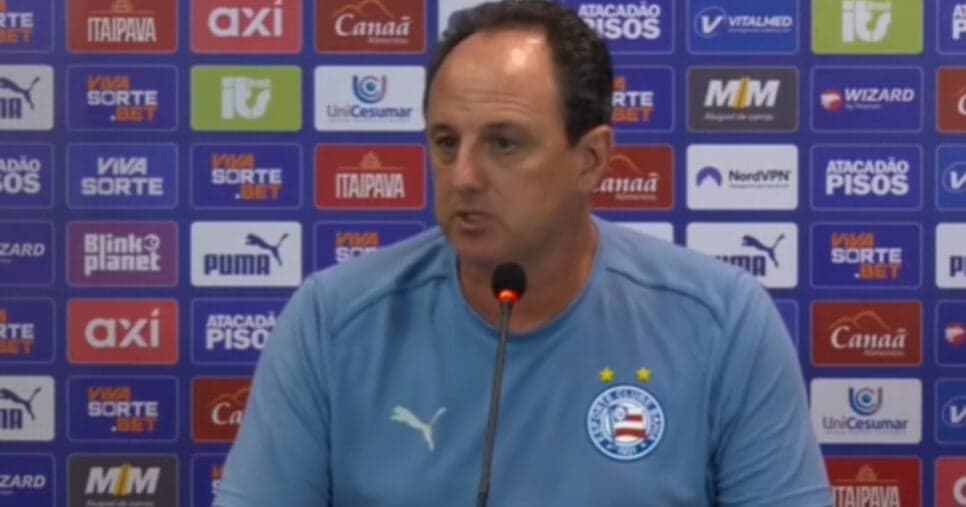 Rogério Ceni conta com retorno de meio-campista para reforçar o Bahia hoje(01/04)