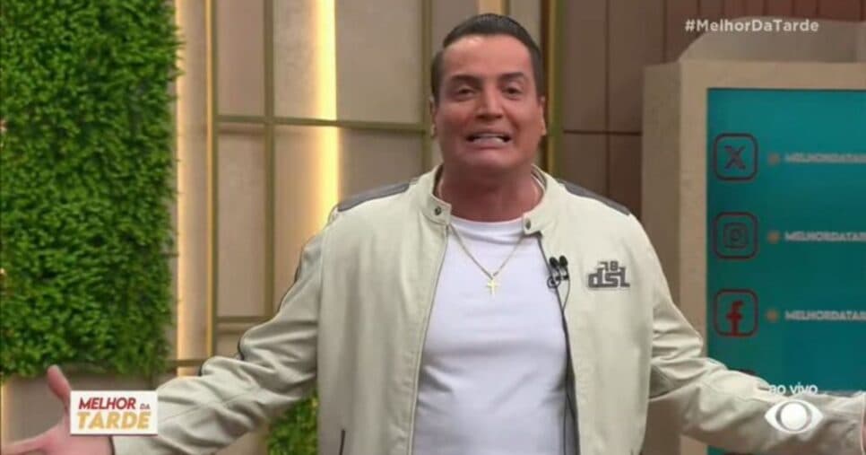 Leo Dias interrompe Melhor da Tarde às pressas com condenação de estrela do SBT: "Muito triste"