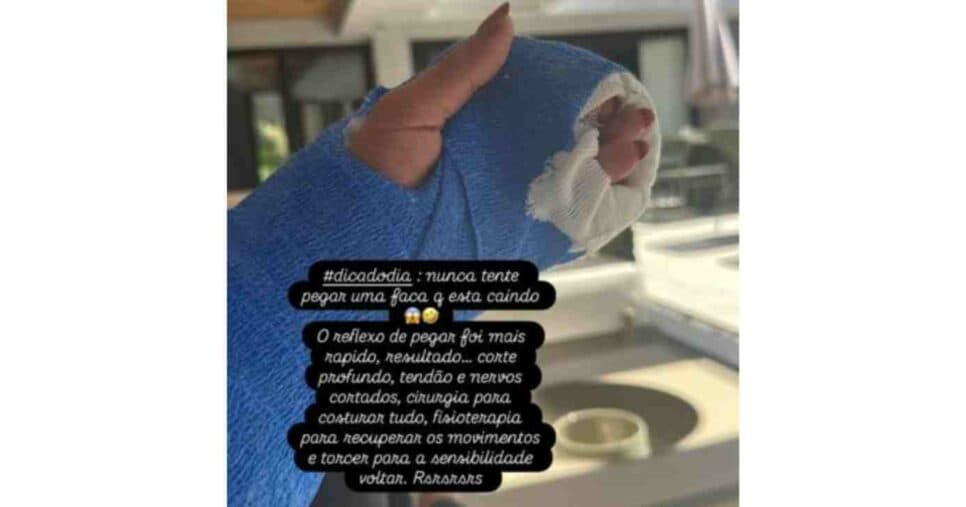 Publicação de Luciele Di Camargo (Foto: Reprodução / Instagram)