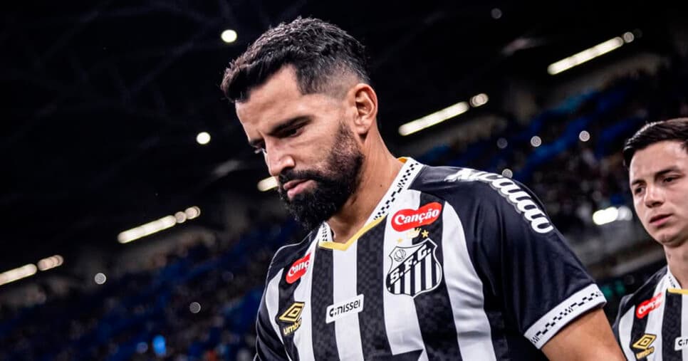 Tomás Rincón no Santos (Foto: Reprodução - Instagram)