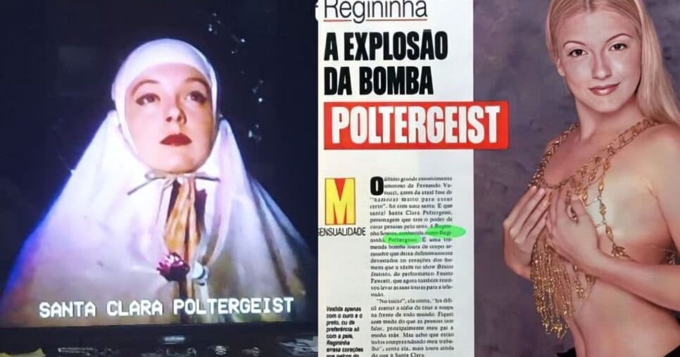 Regininha Poltergeist publicou algumas lembranças do seu trabalho na mídia e TV (Foto Reprodução/Instagram/Regininha Oficial)