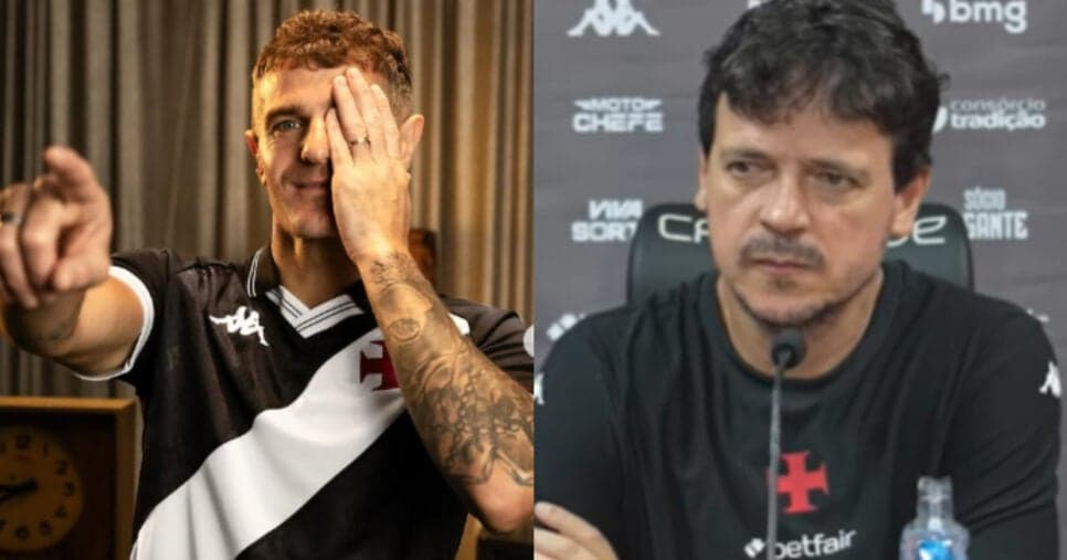 Vegetti fora do Vasco? Diniz tem veredito para o jogador após fase ruim