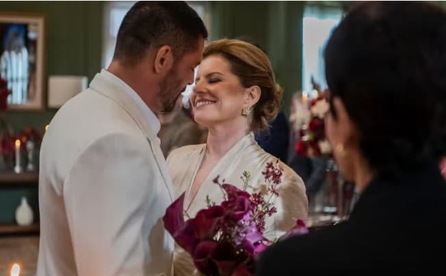 César se casa com Odete em Vale Tudo (Foto: Reprodução / Globo)

