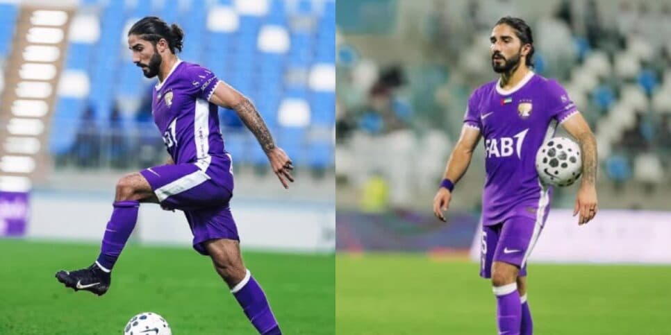 Erik é titular absoluto do Al Ain (Reprodução: Instagram)