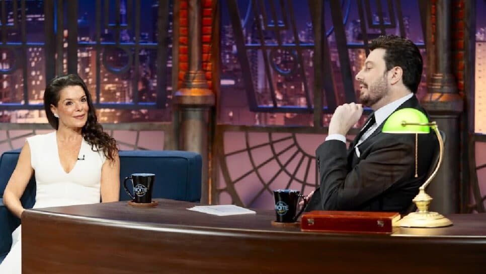 De mocinha a vilã, Mylla Christie relembra papéis marcantes e carreira de modelo no The Noite desta segunda (22)