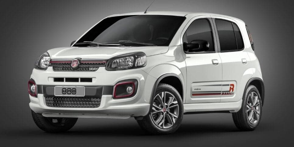 Fiat Uno está na lista de veículos mais roubados no Brasil (Reprodução: FIAT)