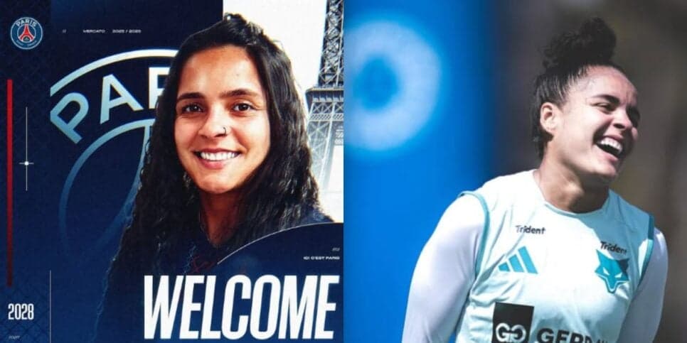 Isabela Chagas deixou o Cruzeiro e assinou com o PSG (Reprodução: Instagram)