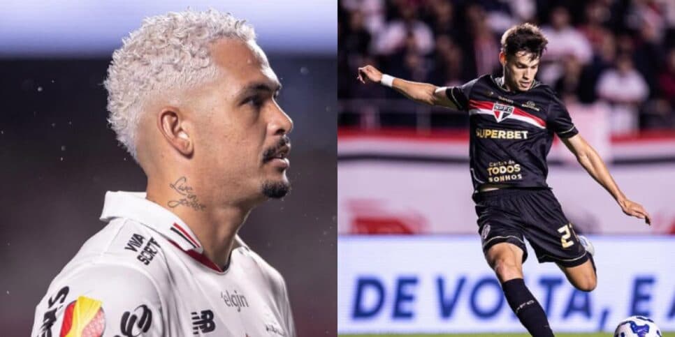 Luciano e Bobadilla suspensos para o próximo jogo do São Paulo (Reprodução: Instagram)