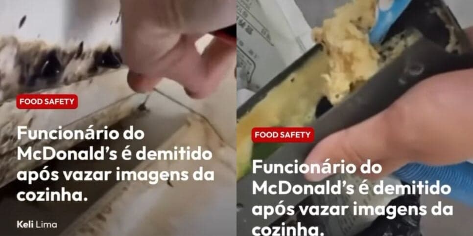 Vídeo que viralizou do McDonald's de Lousiana (Reprodução: Instagram)