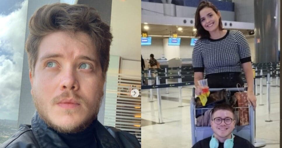 Pedro Malta com a esposa (Foto: Instagram)