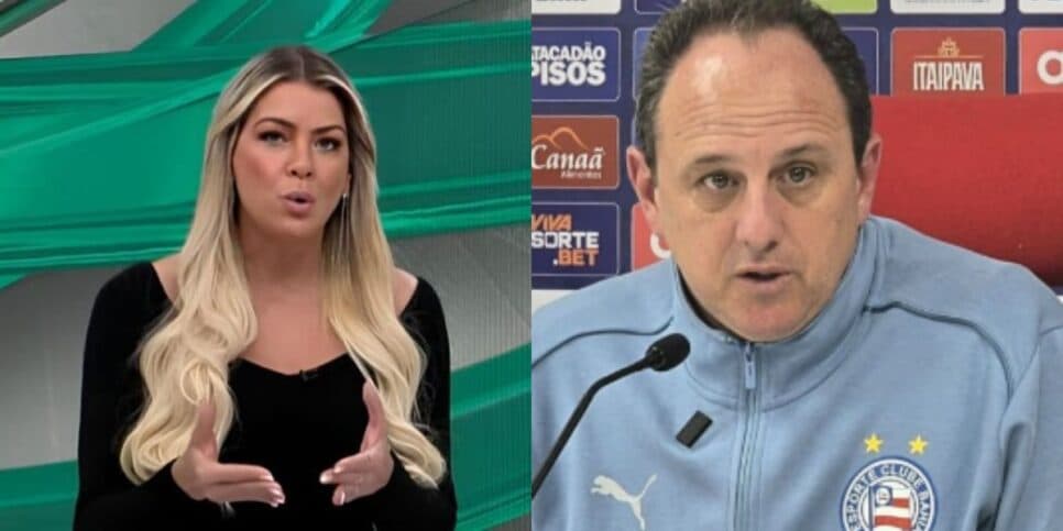 Renata Fan para Jogo Aberto e comunica craque de R$60M fora no Bahia e choro de Ceni