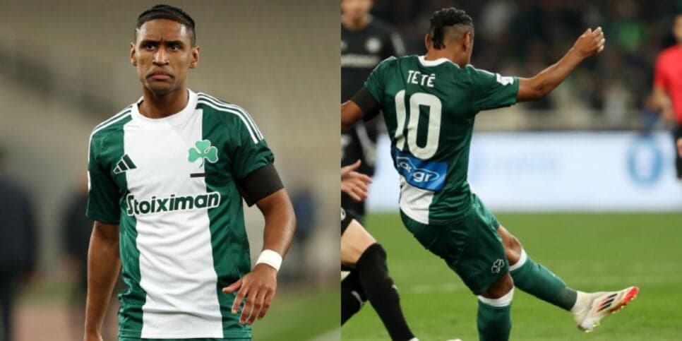 Tetê atualmente defende o Panathinaikos, da Grécia (Reprodução: Instagram)